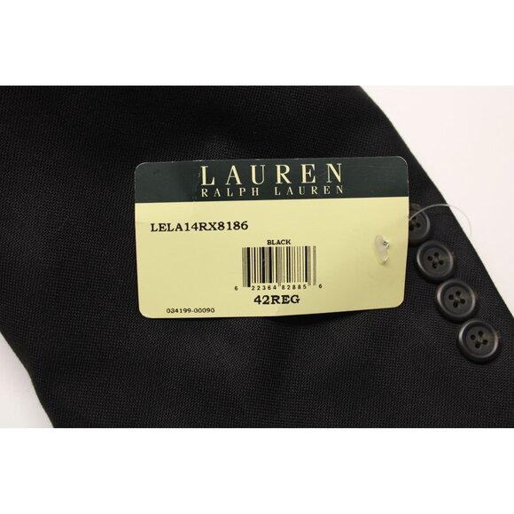Lauren Ralph Lauren Men's Modern Performance Sports Coat Black Sz 42R - worn 1x - Picture 10 of 12